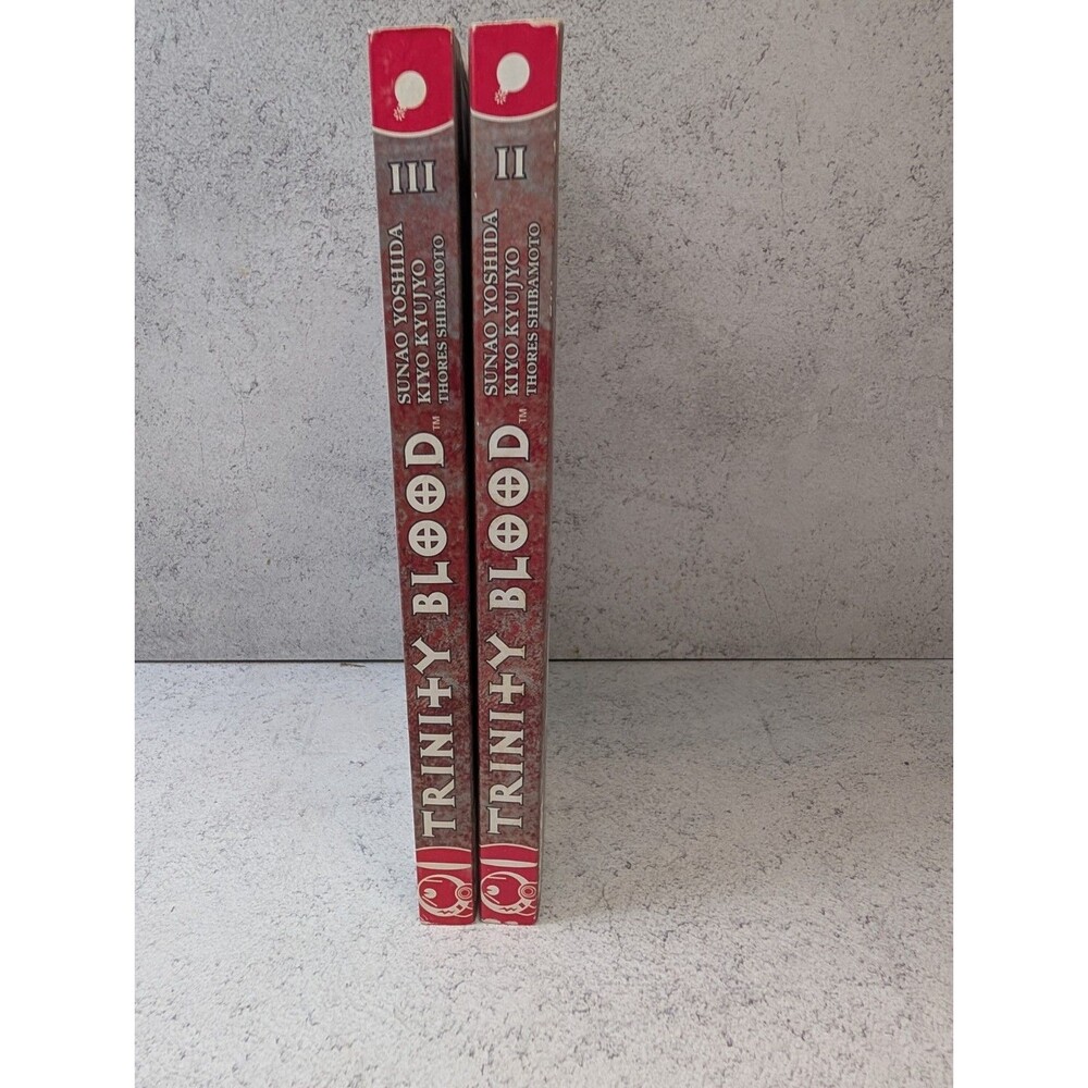 Trinity Blood Vol. 2 & 3 Manga Lot Tokyopop English Sunao Yoshida Kiyo Kyujyo